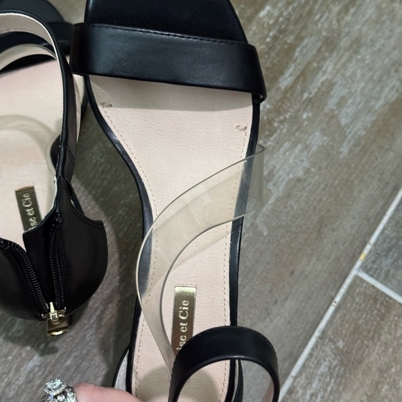 Louise et Cie Black Ankle Strap Heels - Picture 9 of 10